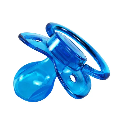 Vista 5 de LittleForBig BigShield - Juego de chupetes brillantes para adultos, color azul y morado Azul y púrpura