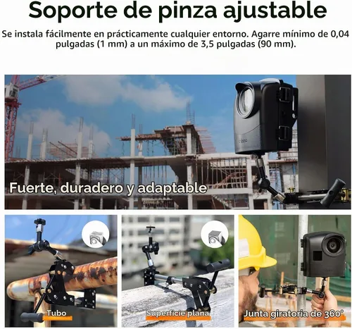 Vista 3 de Brinno Paquete de cámara de construcción BCC2000 Plus - Incluye: cámara de lapso de tiempo Full HD TLC2000, extensor de 32 pies para computadora