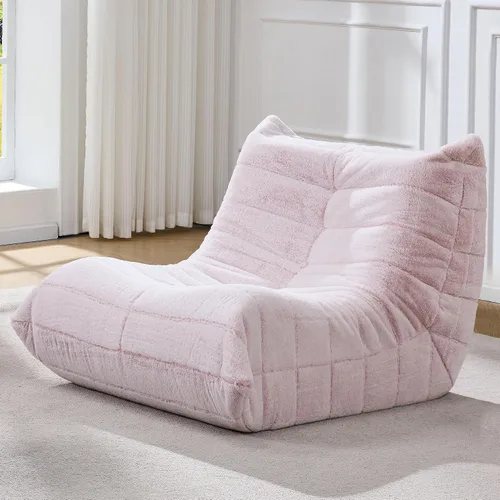 Vista 17 de Hobestluk Puf con espuma viscoelástica, tela de piel sintética ultrasuave, diseño ergonómico, puf pequeño, para sala de estar, dormitorio, sala