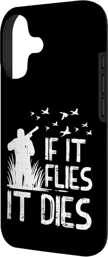 Vista 2 de If It Flies Dies Duck Goose Quail Pheasant Hunt Hunter Gift Case for iPhone 17