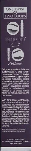 Vista 3 de By Terry Rímel de volumen y alargamiento Lash-Expert Twist Brush Master Black 8.3g (0.28 oz)