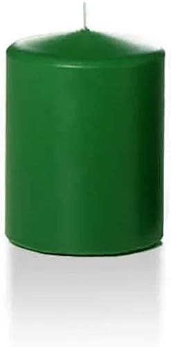 Vista 148 de Yummi - Velas de pilar redondas delgadas de 5,7 cm x 7,6 cm, té verde - 4 por paquete