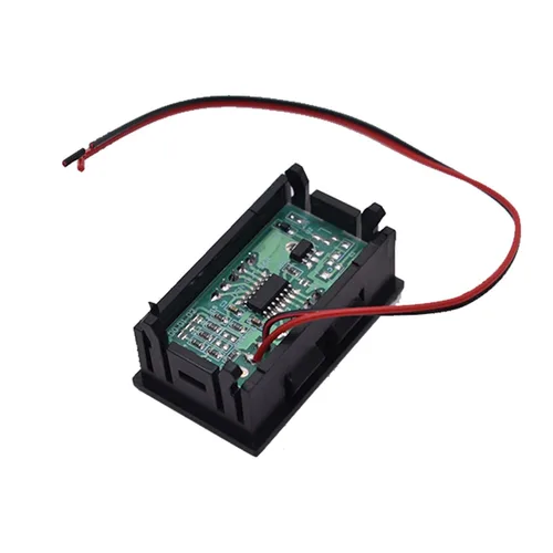 Vista 4 de DC 0-30V 3-Digital Display Medidor de Voltaje 3pcs Voltímetro Panel Motocicleta