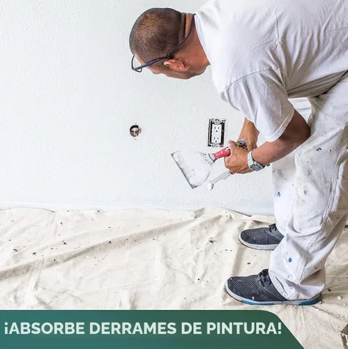 Vista 7 de CCS Lona Protectora de Lona para Pintura – Lona Duck de Algodón Multiusos para Cortinas, Manteles, Telones de Fondo – Cubierta de Piso y Protector