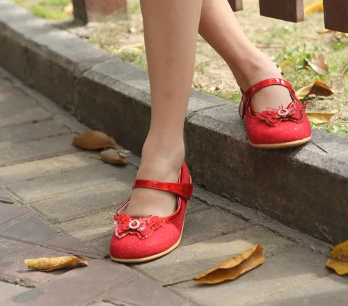 Vista 9 de EIGHT KM EKM7063 - Zapatos de vestir para niñas pequeñas, zapatos planos Mary Jane, zapatos de princesa para boda, zapatos de ballet