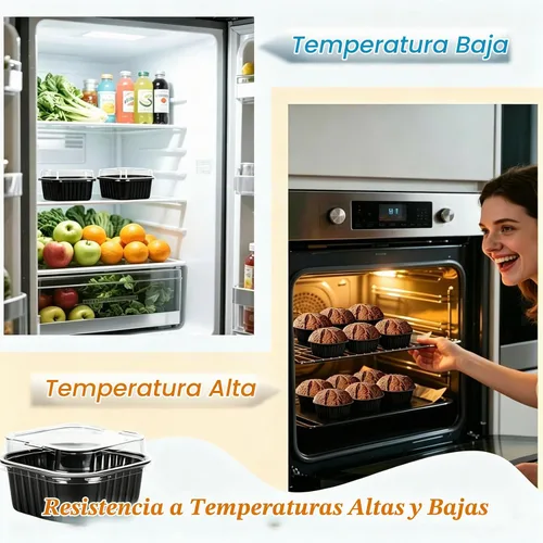 Vista 4 de 50 piezas de mini tazas cuadradas para hornear con tapas, mini moldes de papel de aluminio de 5 onzas con tapas, moldes desechables para tartas