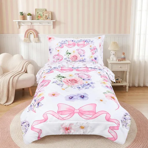 Vista 16 de Pea Pod Juego de ropa de cama de muselina para niños pequeños arcoíris de 3 piezas - Ropa de cama suave y transpirable para cuna con sábana