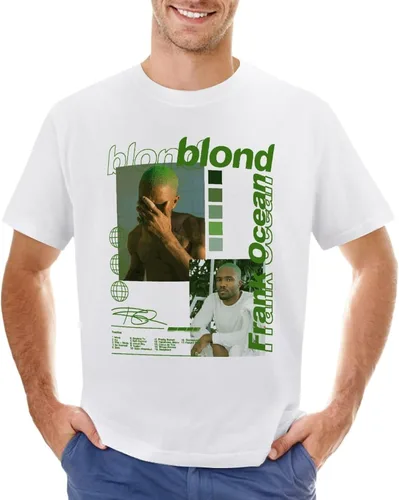 Vista 7 de Rap - Camiseta de algodón de manga corta con cuello redondo para hombre