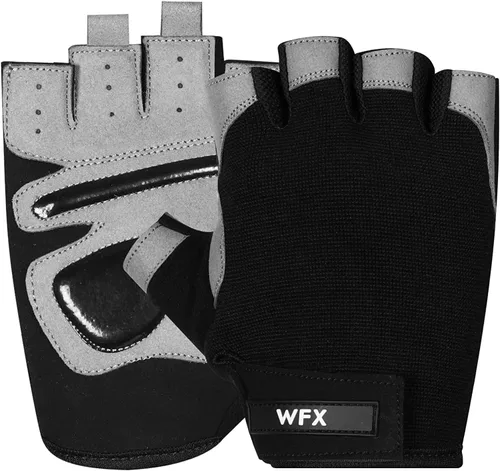 Vista 8 de WFX Gym Gloves Training Weight Lifting Gloves for Men Women Wrist Support Padded Extra Grip Palm Protection Fitness Workout Gloves