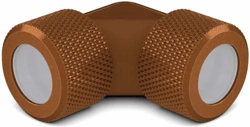 Vista 9 de PrimoChill 0.551 in Rígido SX 90 Grados Set de Montaje - Cobre Caramelo