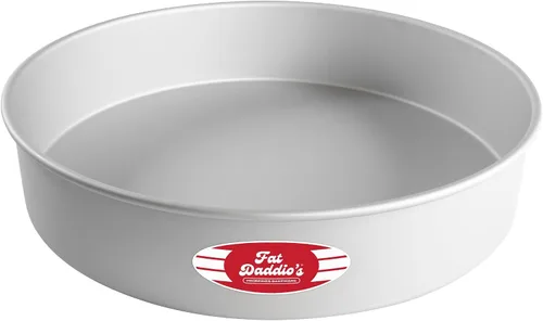 Vista 12 de Fat Daddio's Juego de moldes para pasteles redondos uniformes de aluminio anodizado de 4 niveles, profundidad de 2 pulgadas