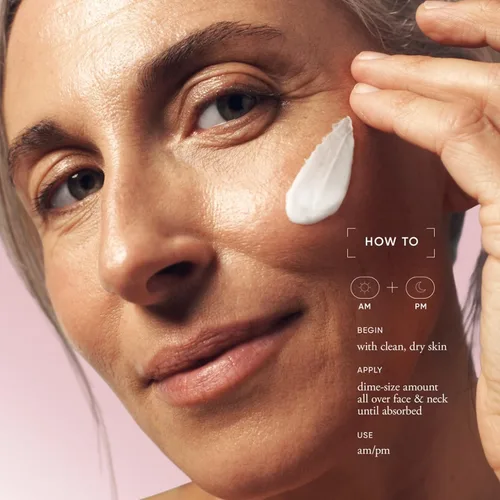 Vista 4 de philosophy Crema hidratante facial antiarrugas con corrección de línea, con vitamina C y ácido hialurónico, mejora instantáneamente la suavidad