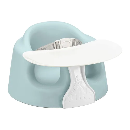 Vista 14 de Bumbo Asiento de piso de plástico Lite y bandeja combo, 3 a 12 meses Breige