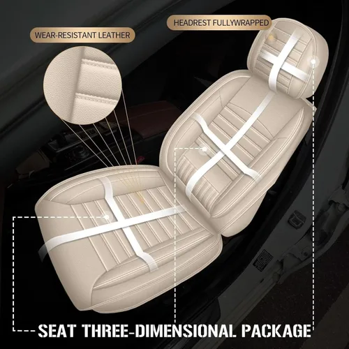 Vista 5 de TTX LIGHTING Fundas de asiento de piel sintética prémium para Mazda CX-5 CX5 2009-2014 Impermeables, compatibles con bolsas de aire para todo tipo