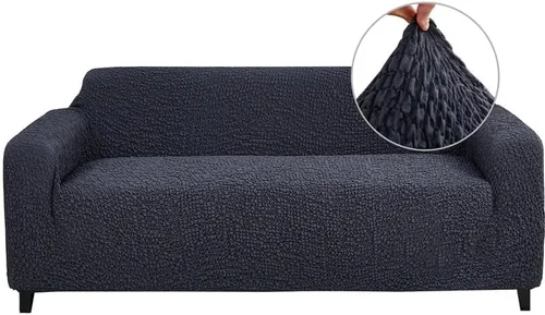 Vista 16 de Funda para sofá de 1, 2, 3, 4 plazas, de poliéster suave, de alta elasticidad, elegante funda para sofá, 1 pieza, protector de muebles para sala