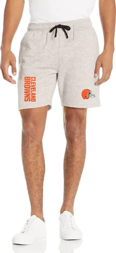 Vista 4 de FOCO NFL Mens NFL Team Logo Gray Wordmark Fleece Shorts