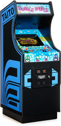 Vista 9 de Quarter Arcades Bad Dudes Vs. DragonNinja Mini Arcade – 1/4 Scale Data East Collector’s Cabinet with Original ROM, USB-C Power – Retro Beat-'Em-Up