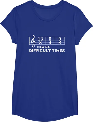 Vista 67 de Musician - Camiseta con texto en inglés "These are Difficult Times", talla S