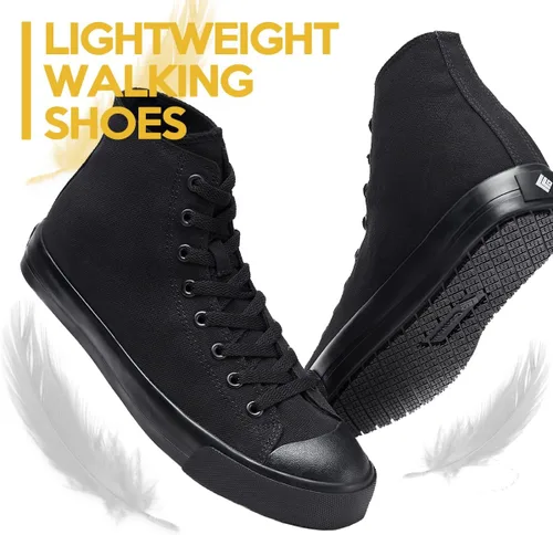 Vista 6 de Zapatos de trabajo antideslizantes para hombres y mujeres, tenis unisex resistentes al aceite y al agua para fabricantes de servicios de alimentos