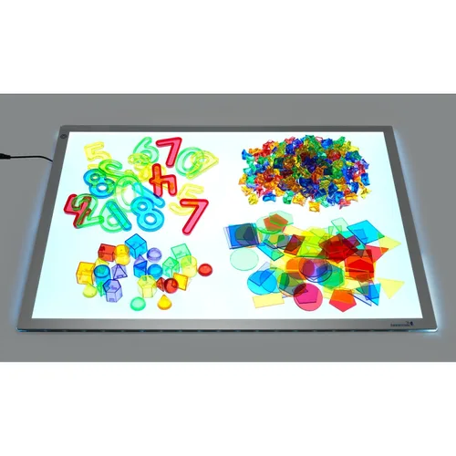 Vista 4 de Excellerations Papelera de matemáticas de mesa ligera - 296 piezas