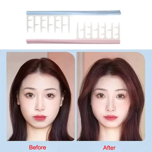 Vista 3 de Paquete de 4 peines para el cabello rizado, con dientes anchos, cepillo desenredante para cabello rizado, largo y húmedo, accesorios de peinado