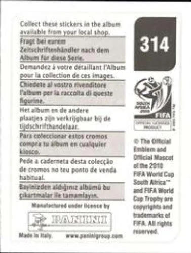 Vista 2 de 2010 Panini FIFA World Cup Stickers #314 Danko Lazovic Serbia Official Soccer Album Sticker (2 inch X 1.5 Inch) in Raw Condition (NM or Better)