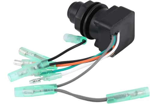 Vista 9 de KIMISS Conjunto de interruptor de llave de encendido del motor para caja de control fuera de borda 37110-99E00 37110-92E01