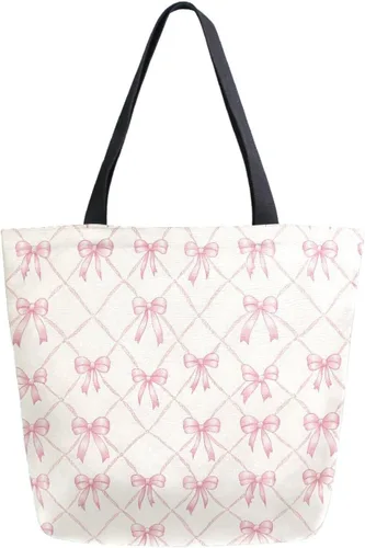Vista 14 de SUABO Bolsa de asas de cocina reutilizable para comestibles, bolsa de compras de lona para exteriores Cactus