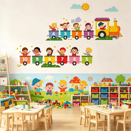 Vista 7 de Pegatinas de pared con números