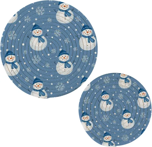 Vista 13 de Boccsty Tapete de salvamanteles de carnaval de Mardi Gras con cuentas de colores, 2 unidades de tejido redondo, para mesa de cocina, protector