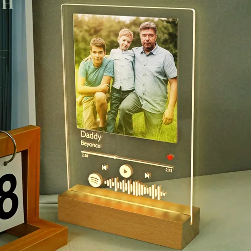 Vista 5 de Placa personalizada de Spotify, regalos personalizados para él, ella, parejas y bodas, perfecta para cumpleaños, San Valentín, Navidad