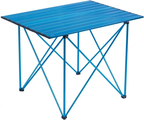 Vista 19 de iClimb - Mesa de camping ultraligera y compacta plegable con bolsa de transporte (color negro - L)