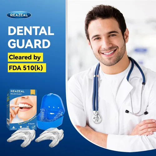 Vista 3 de Protector Bucal para Morder los Dientes por la Noche: Protector Dental Moldeable para Dormir - Protección Nocturna para los Dientes (4 Unidades)