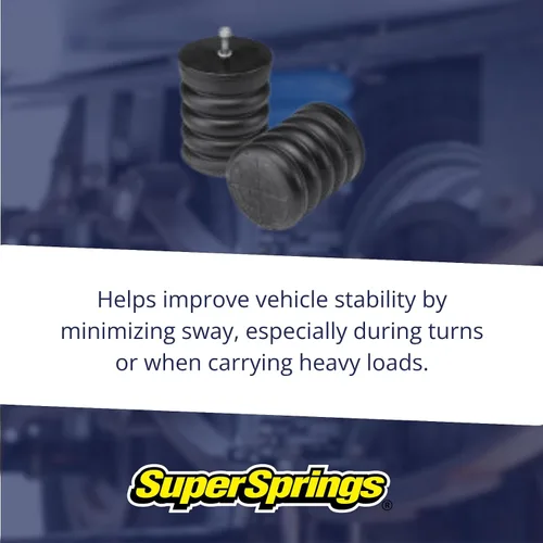 Vista 6 de SuperSprings Internacional SSF-280-47 SumoSprings Delantero para caballo de batalla W20 W22 W24