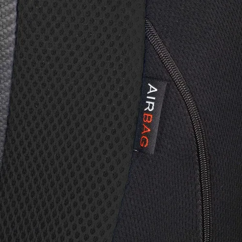 Vista 7 de Flying Banner Fundas de asiento de automóvil de fibra de carbono de calidad, tela de malla de aire, deportiva, respaldo bajo, respaldo alto
