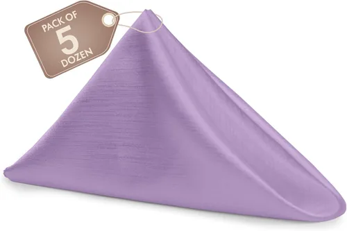 Vista 19 de Ultimate Textile -1 docena - Reversible Shantung Satin - Majestic - Servilletas de tela Majestic de 17 x 17 pulgadas color azul pizarra
