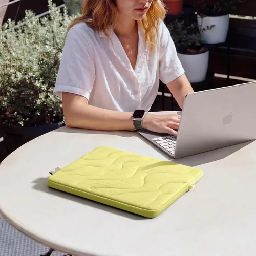 Vista 8 de tomtoc Funda protectora 360 para MacBook Air M5/A3449 (2026)/M4/M3/M2 A3240 A3113, MacBook Neo A18 y MacBook Pro M2/M1, bolsa acolchada suave