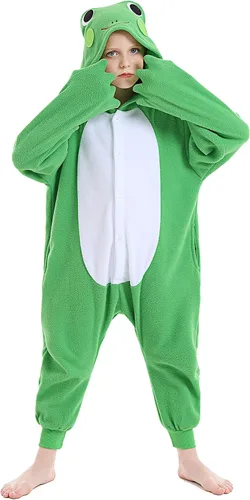 Vista 13 de CANASOUR – Pijama de poliéster para disfraz de Halloween para niños Ardilla Voladora Gris