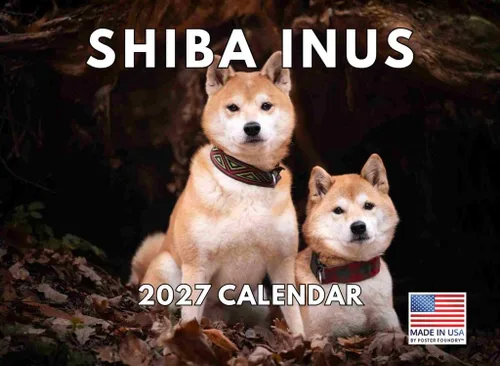 Vista 79 de Calendario mensual de pared Airedale Terrier Dog 2027