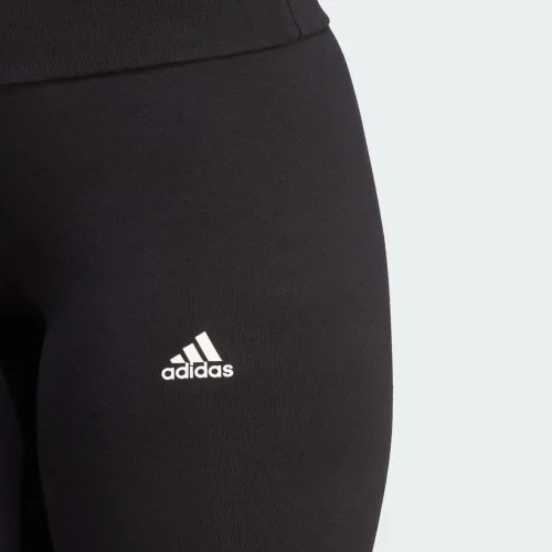 Vista 5 de adidas Leggings Essentials de cintura alta con logotipo para mujer