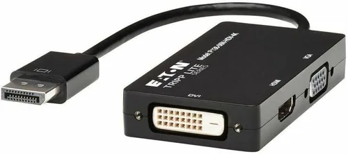 Vista 4 de Tripp Lite Adaptador de cable DisplayPort a HDMI, DP a HDMI (M/F), DP2HDMI, 1080p, compacto (P136-000-1)
