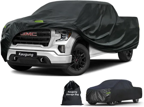 Vista 35 de Kaugung - Cubierta impermeable para camioneta, 7 capas resistentes, ajuste completo para Mitsubishi Raider 2006-2010, para todo clima, protección