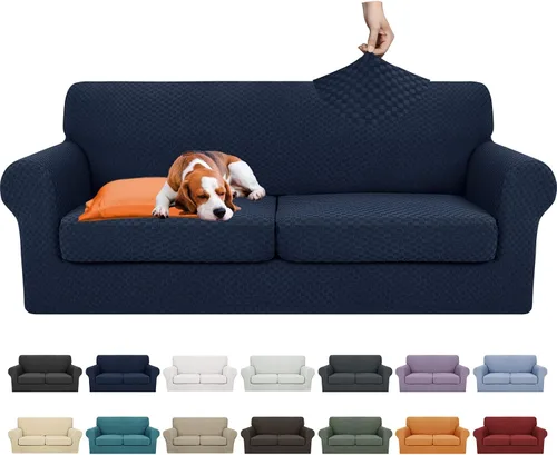 Vista 94 de YEMYHOM - Fundas elásticas para cojín individual, protector de sofá, silla, asiento, funda deslizante, funda suave de sofá, reemplazo, grande, a