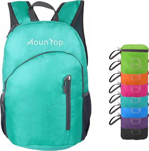 Vista 10 de MounTop Mochila resistente al agua plegable ligera al aire libre para viajes senderismo equitación