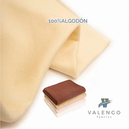 Vista 3 de VALENGO - Tela de tono de piel de alta calidad para fabricación de muñecas, 100% algodón entrelazado, tela de color de piel de muñeca Waldorf - 1