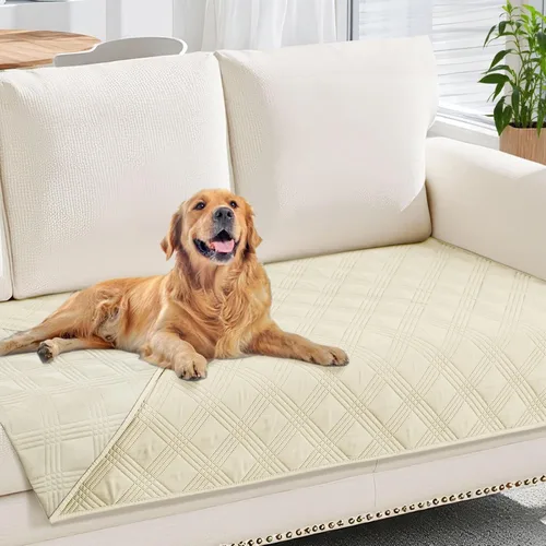 Vista 89 de hyha - Manta impermeable para cama de perro, mantas suaves para mascotas, funda impermeable para sofá para perros, fundas reversibles lavables