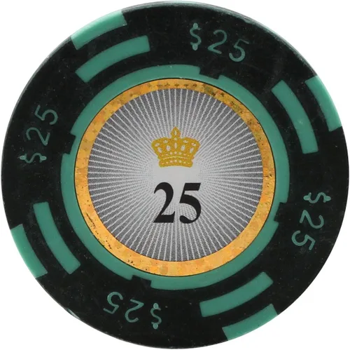 Vista 9 de Versa Games Crown Casino - Fichas de póquer de arcilla en 0.48 oz de peso, paquete de 50 (negro)