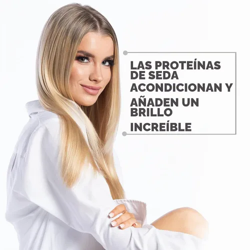 Vista 2 de BioSilk Acondicionador de terapia de seda, hidrata y acondiciona el cabello para un brillo increíble, sin sulfatos, parabenos y crueldad, 34 onzas