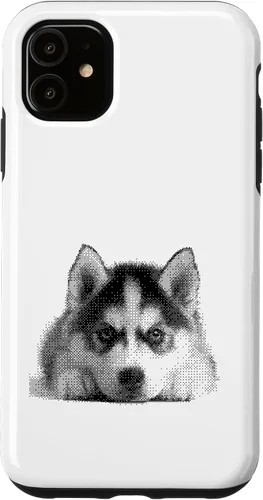 Vista 8 de Cute Siberian Husky for Dog Mom and Paw Parents Case for iPhone XR