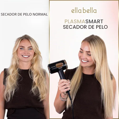 Vista 6 de ELLA BELLA® Secador de pelo profesional de plasma inteligente con difusor